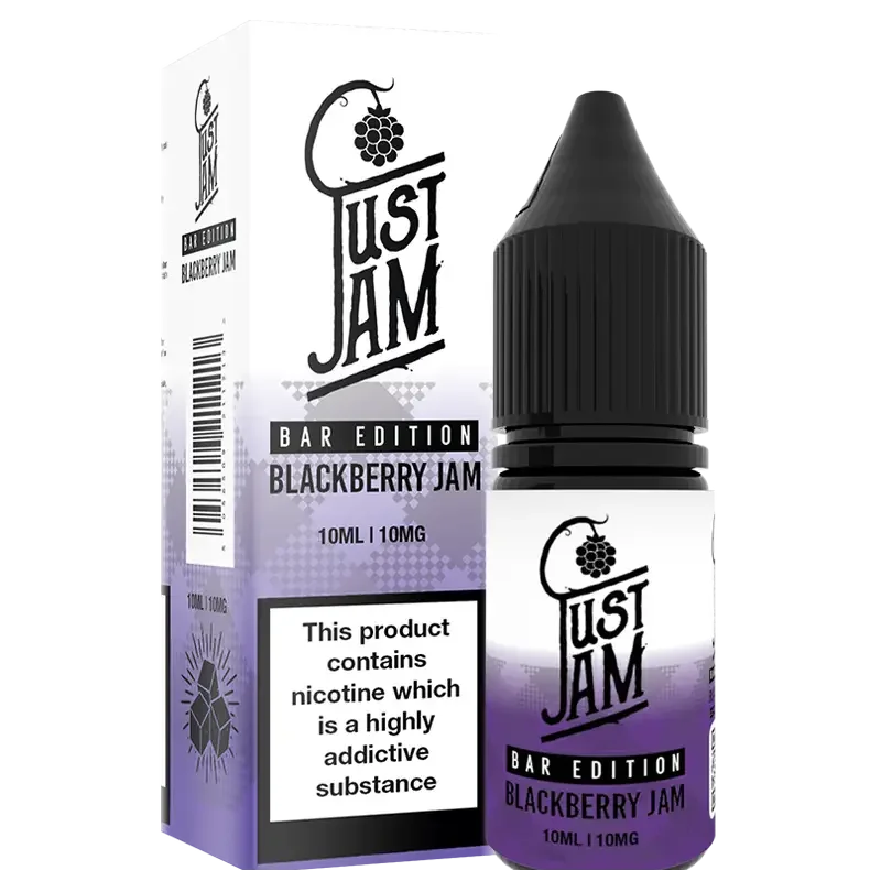 Just Jam Blackberry Jam Bar Edition Nic Salt 10ml