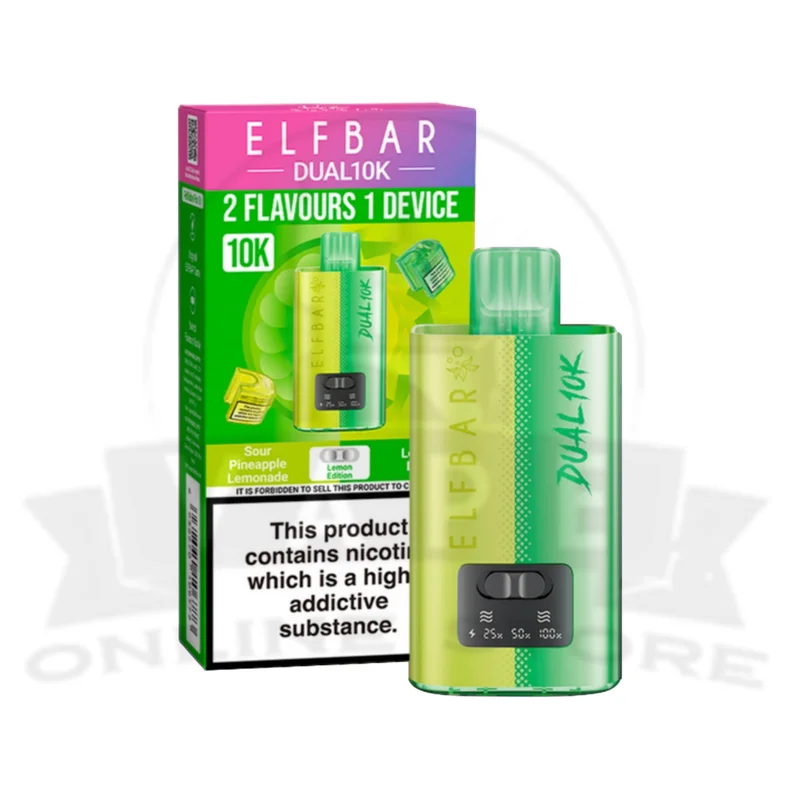 Lemon Edition Elf Bar Dual 10K Puffs Disposable Pod Kit